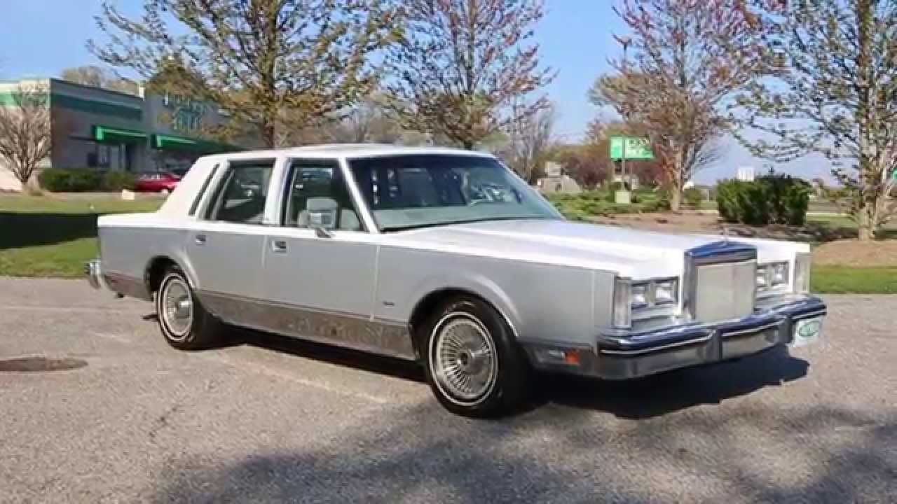 ~~SOLD~~1984 Lincoln Town Car Cartier For Sale~Loaded~Only 24,602 Miles~Beautiful Condition