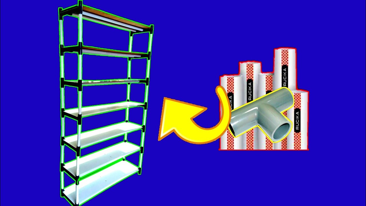 Cara Membuat Rak Dari Pipa. Rak Dari Pipa PVC