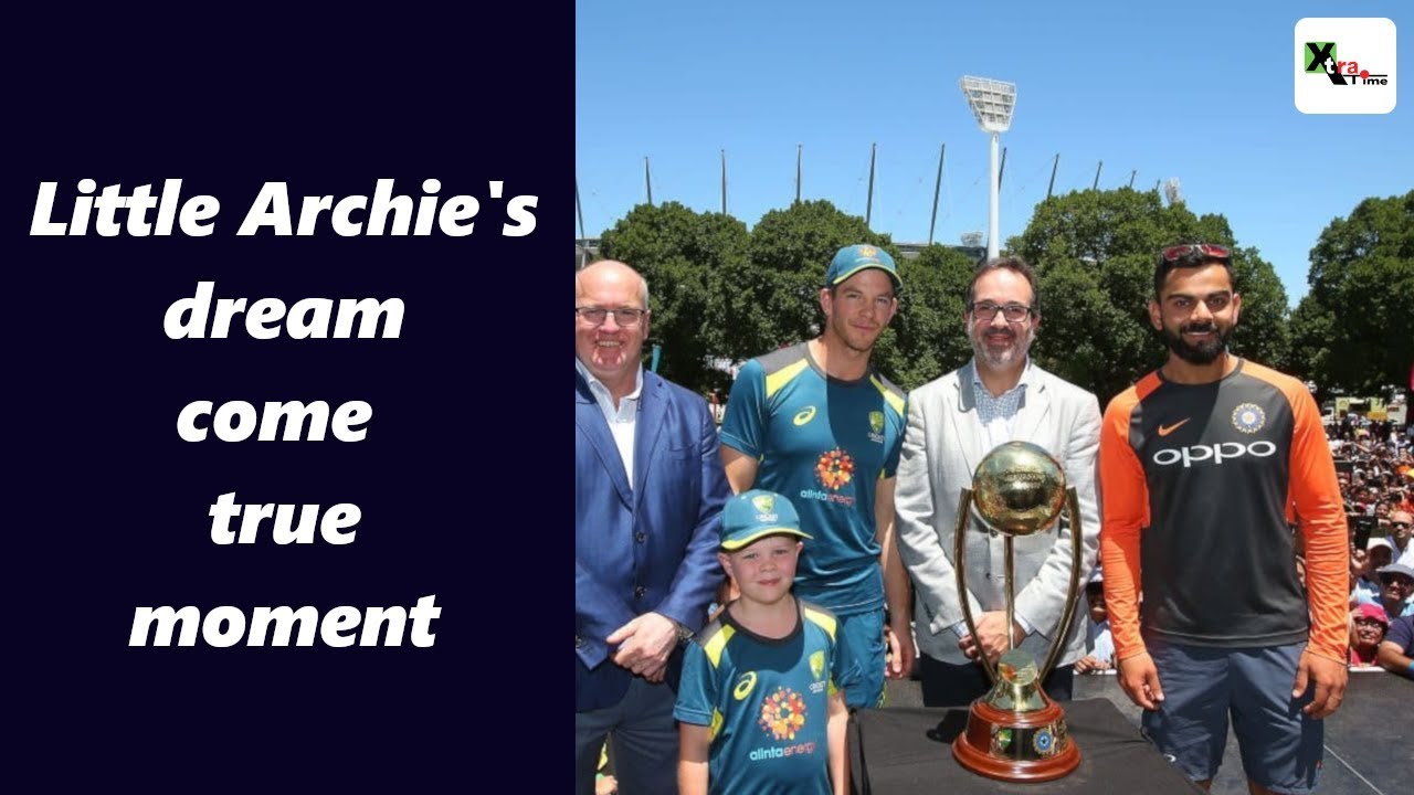 Watch: Little Archie brings smiles to Kohli and Paine ahead of Boxing Day Test