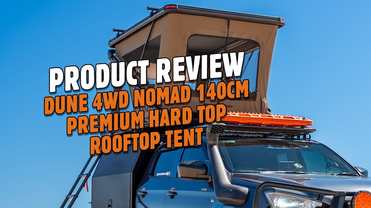 Dune 4WD Nomad 140cm Premium Hard Top Rooftop Tent