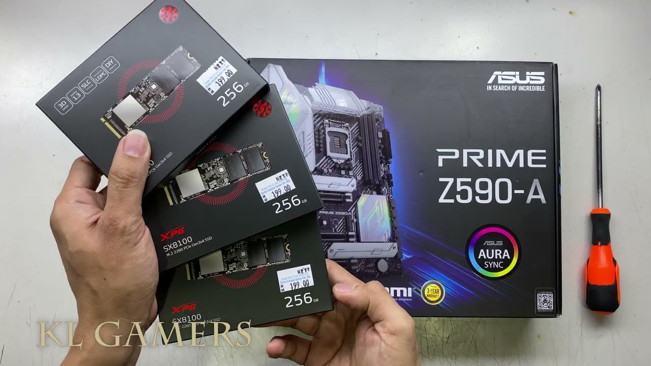 ASUS PRIME Z590-A Как настроить RAID с твердотельным накопителем M.2 2280 NVMe