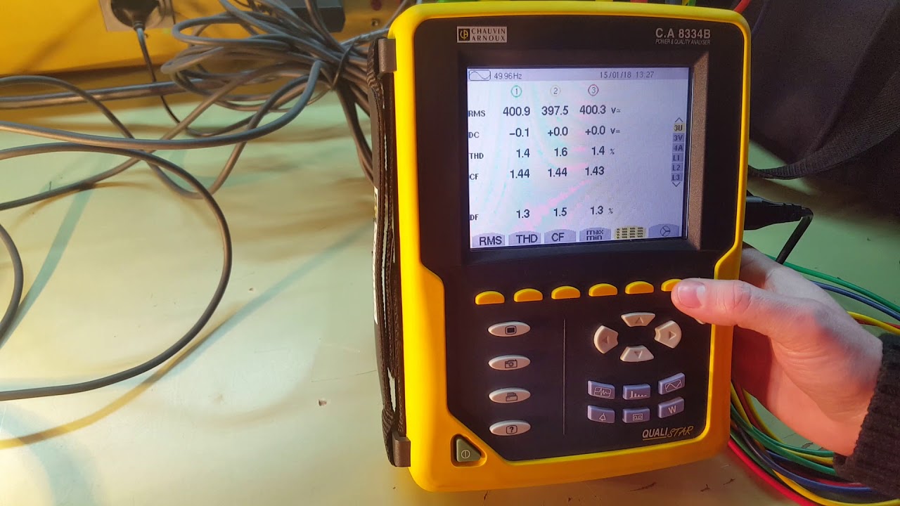 ANALIZADOR CALIDAD RED ELÉCTRICA Y POTENCIA C.A 8334B