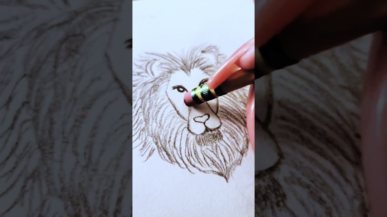 Sketching a Lion (RAW FOOTAGE) | Jewelry Design