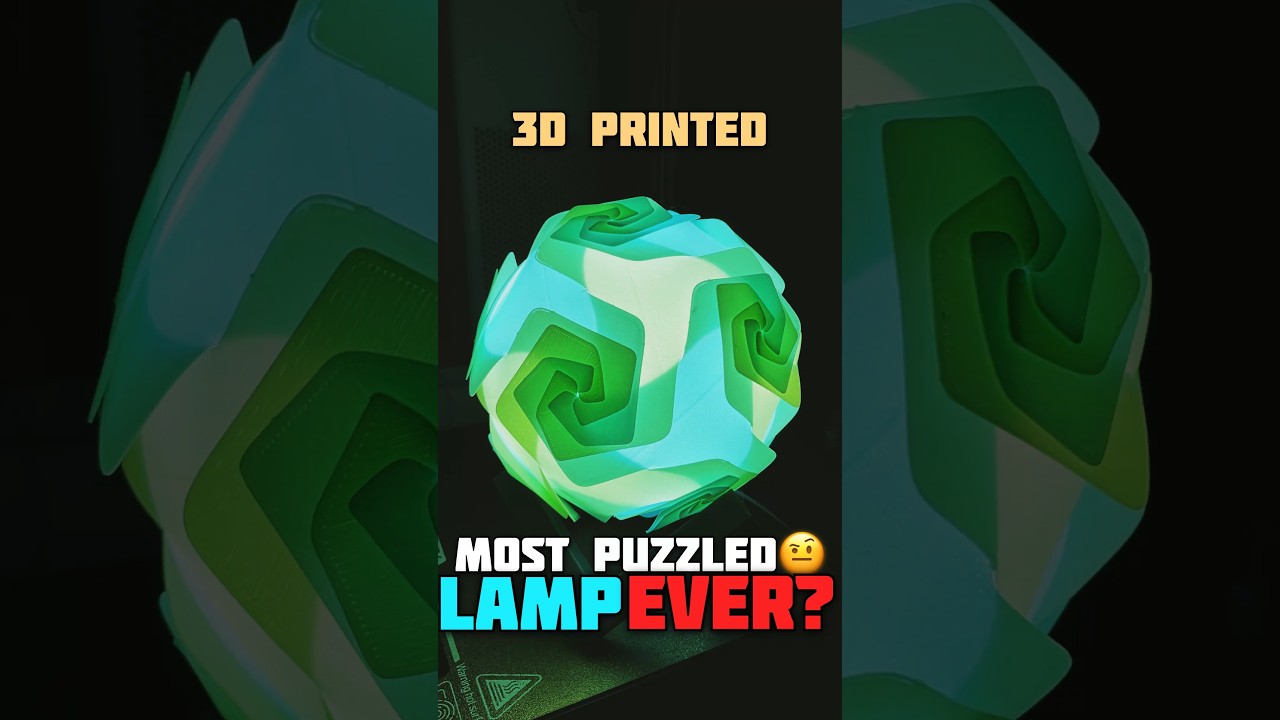 From Puzzle To Glow - The Prettiest 3D Printed Lamp Ever