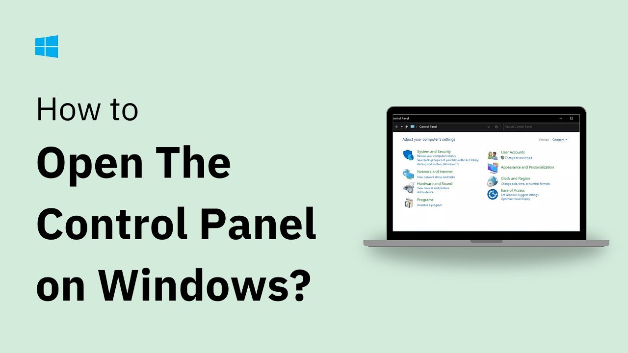 How to Open Control Panel on Windows 11