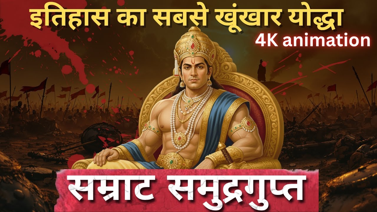 जिसने अकेले भारत को &lsquo;स्वर्ण युग&rsquo; में बदल दिया | The Real Chakravarti Emperor | Samudragupta history