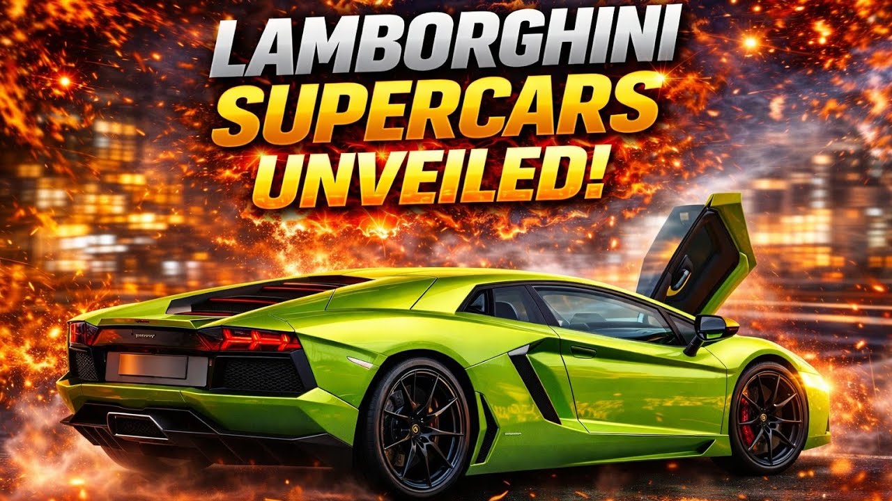 “Lamborghini Supercars: Ultimate Luxury, Design, Engine & Price Revealed!” 🚀🏎️