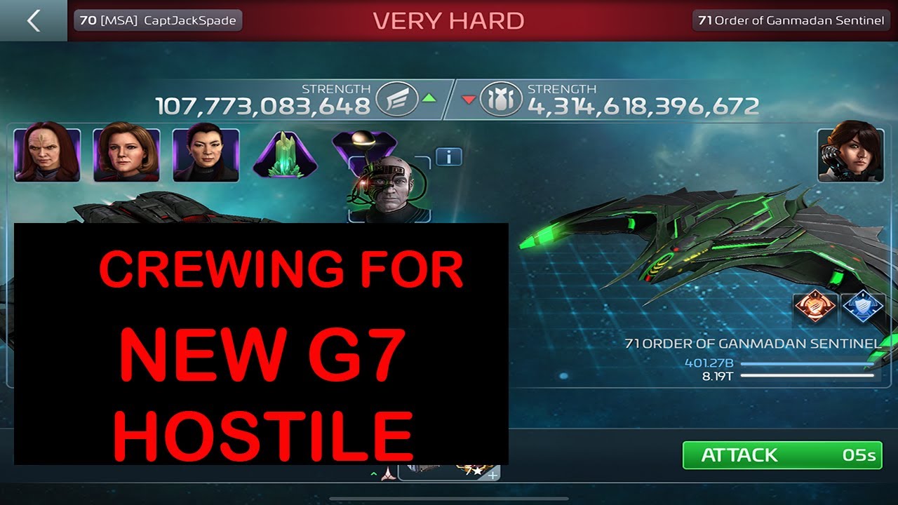 Экипаж для НОВОГО G7 HOSTILE