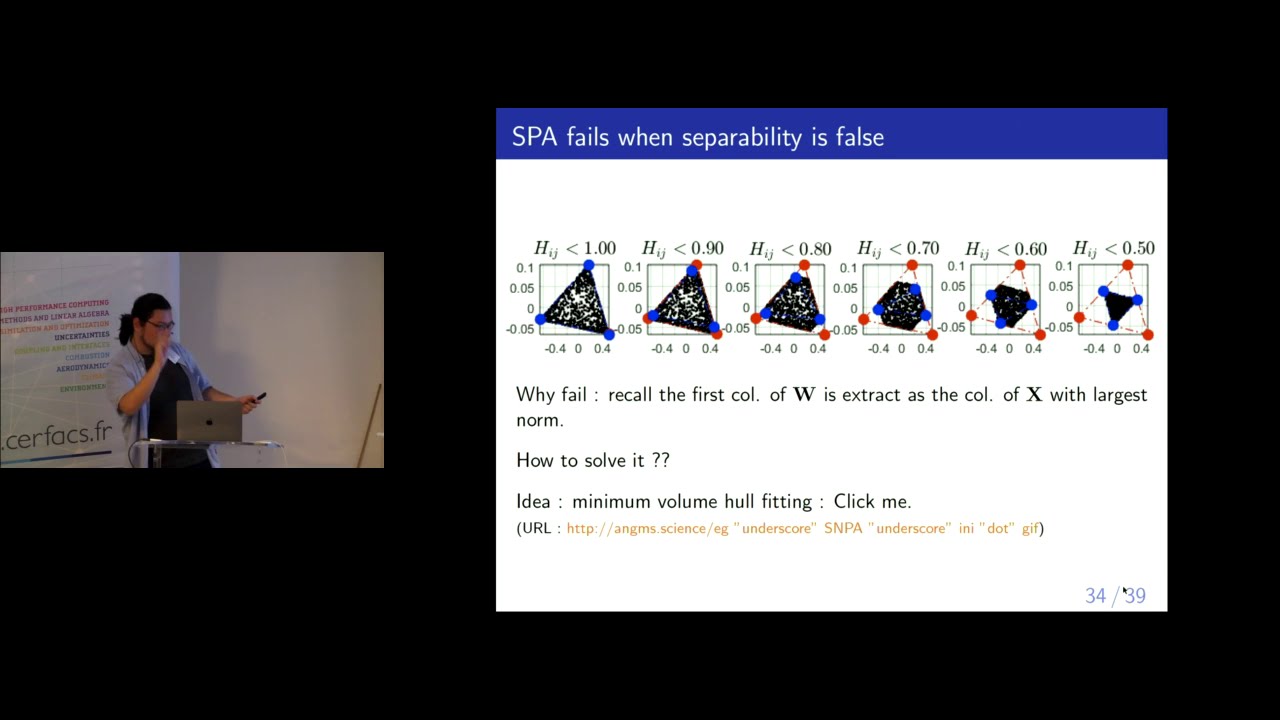 What is happening in non-negative matrix factorization?