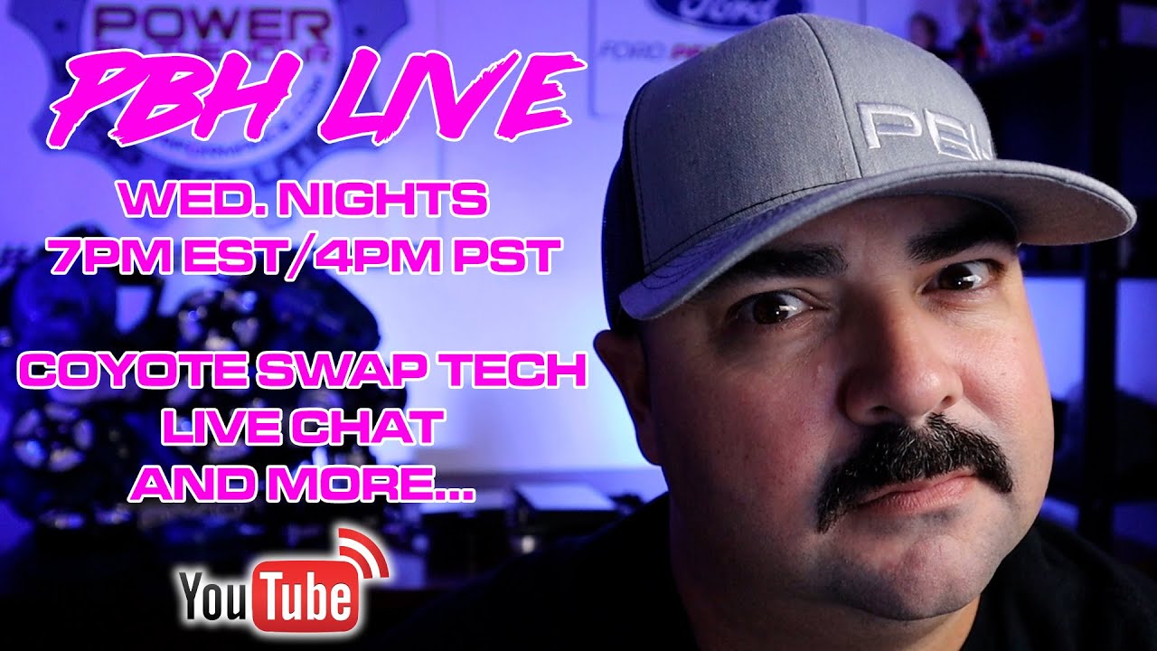PBH Live Episode #25 Coyote Swap Oil Filter housing mods