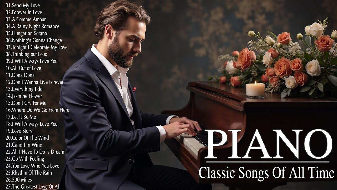 Beautiful Piano Love Songs Instrumental | 100 Most Famous Romantic Love Songs 80's | Classics Songs