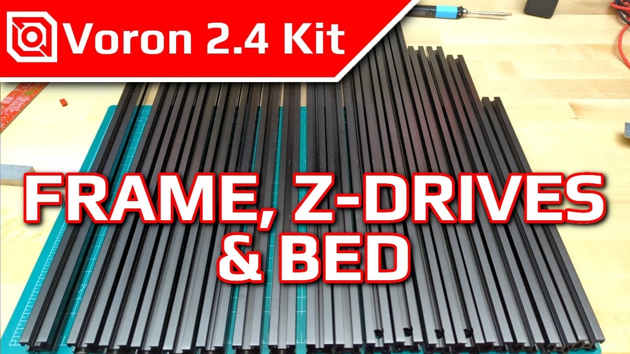 Voron LDO 2.4r2 Complete Build Guide - Part 2 - Frame, Z-Drives & Bed