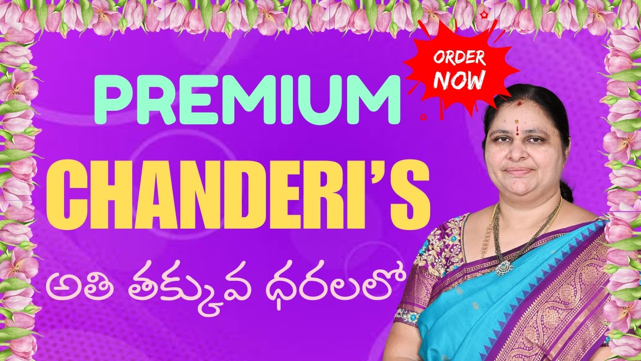 Latest arrivals of Premium handloom Chanderi saree collections in Best prices!!!
