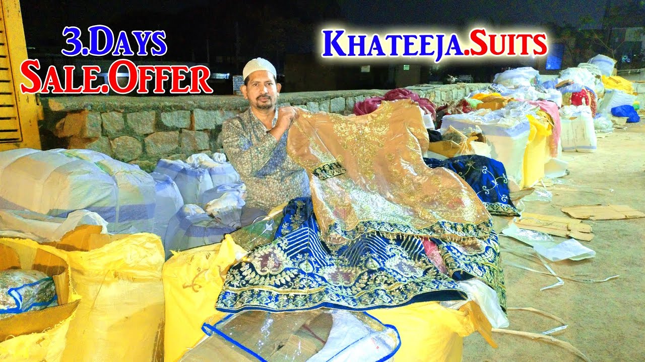 Hyderabad Wholesale Ramzan Special 3.Days Sale Offer Dhamaka ||  Khateeja Suit ||
