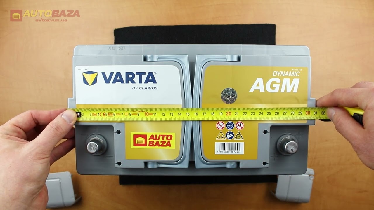 Автомобільний акумулятор VARTA 6СТ-80 Silver Dynamic AGM (F21) (A6) 580 901 080