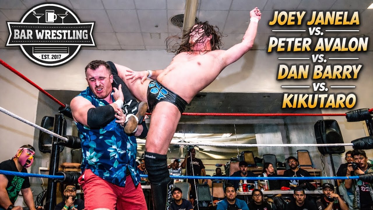 Joey Janela vs. Peter Avalon vs. Dan Barry vs. Kikutaro | Bar Wrestling 4-Way Chaos