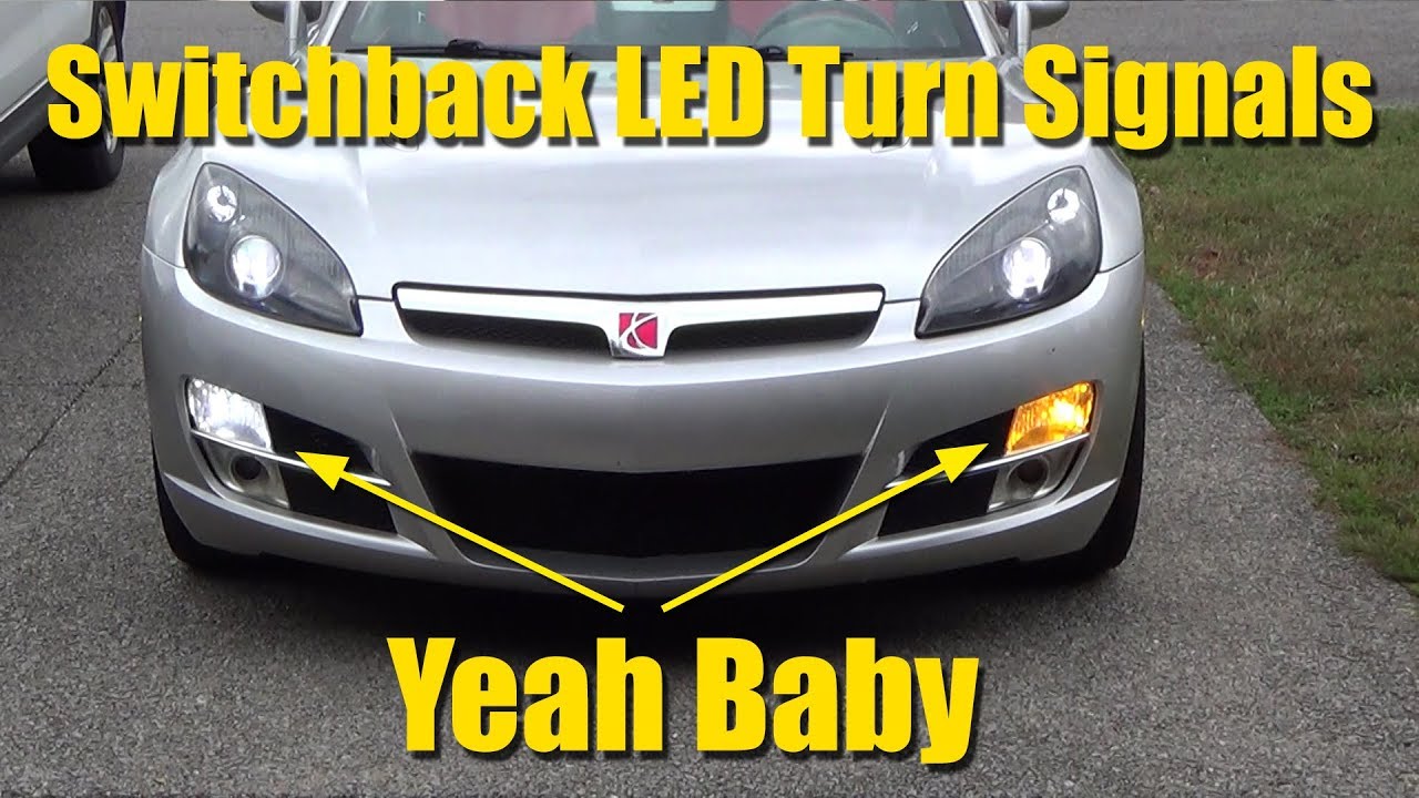I Installed Switchback LED Turn Signal Lights to my Saturn Sky