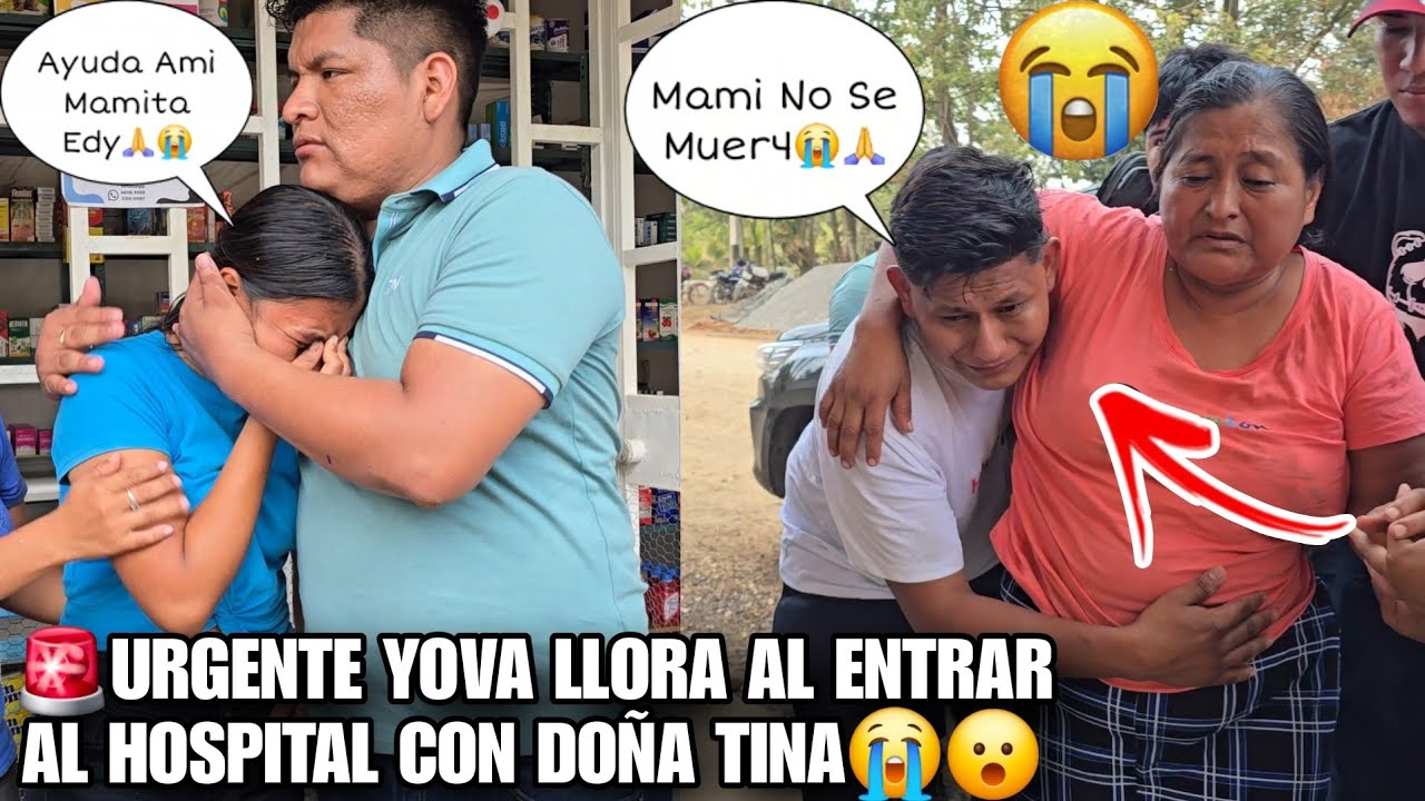 ‼️ Sacamos  De Emergencia A Doña TINA Entre La Vid4 Y La Mu3rte😭 YOVA Llora Al Ver A Su Mamá Asi😔