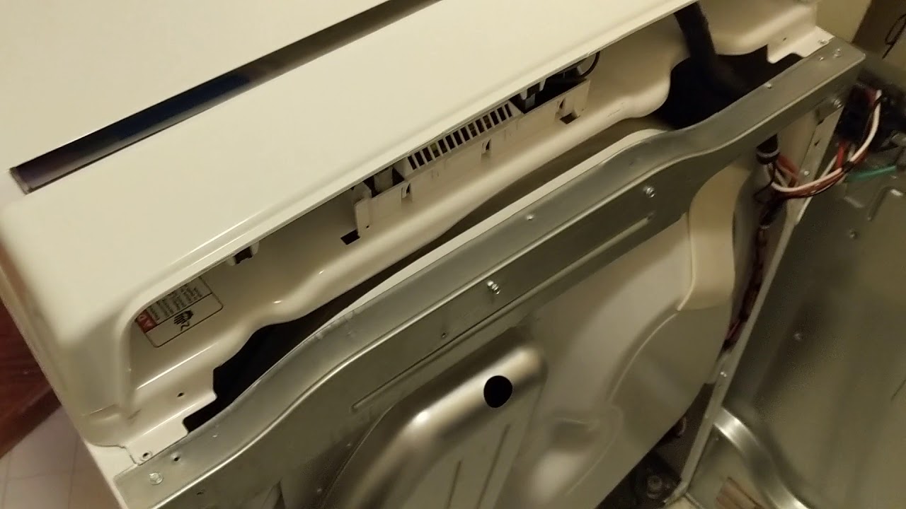 Removing Front Cover Whirlpool Cabrio Dryer WED8000DW4