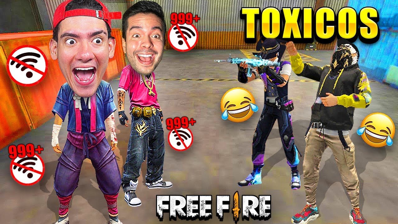 NOS HACEMOS PASAR SIN INTERNET VESTIDOS DE VETERANOS EN LOBO SOLITARIO EN FREE FIRE !! | TheDonato