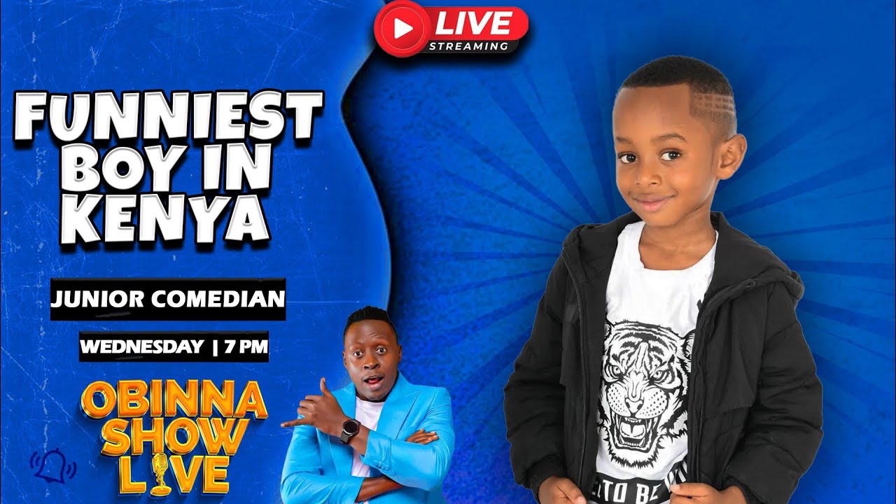OBINNA SHOW LIVE : FUNNIEST BOY in KENYA - Junior Comedian