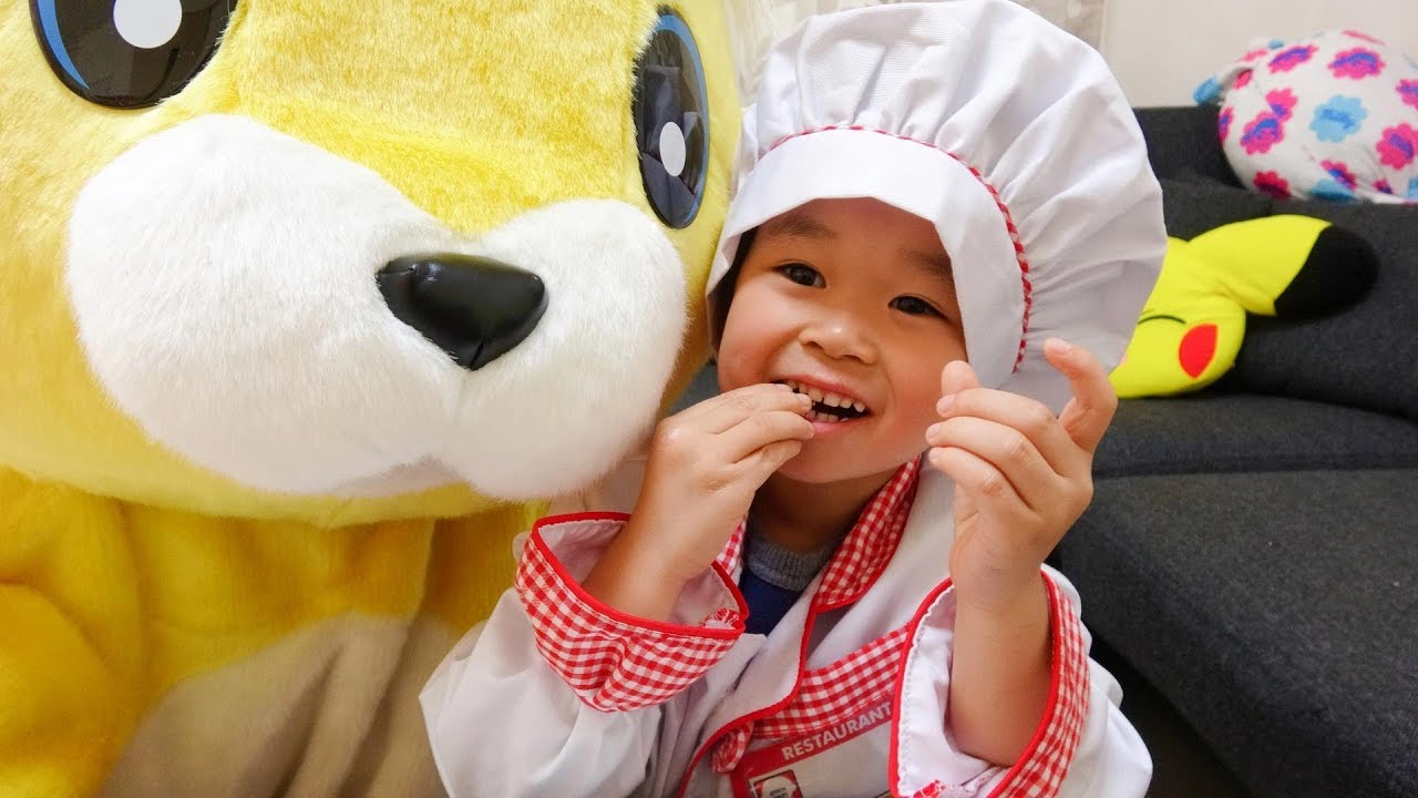 レオくんがトラさんと一緒にホットケーキをつくるよ！ レオスマイル