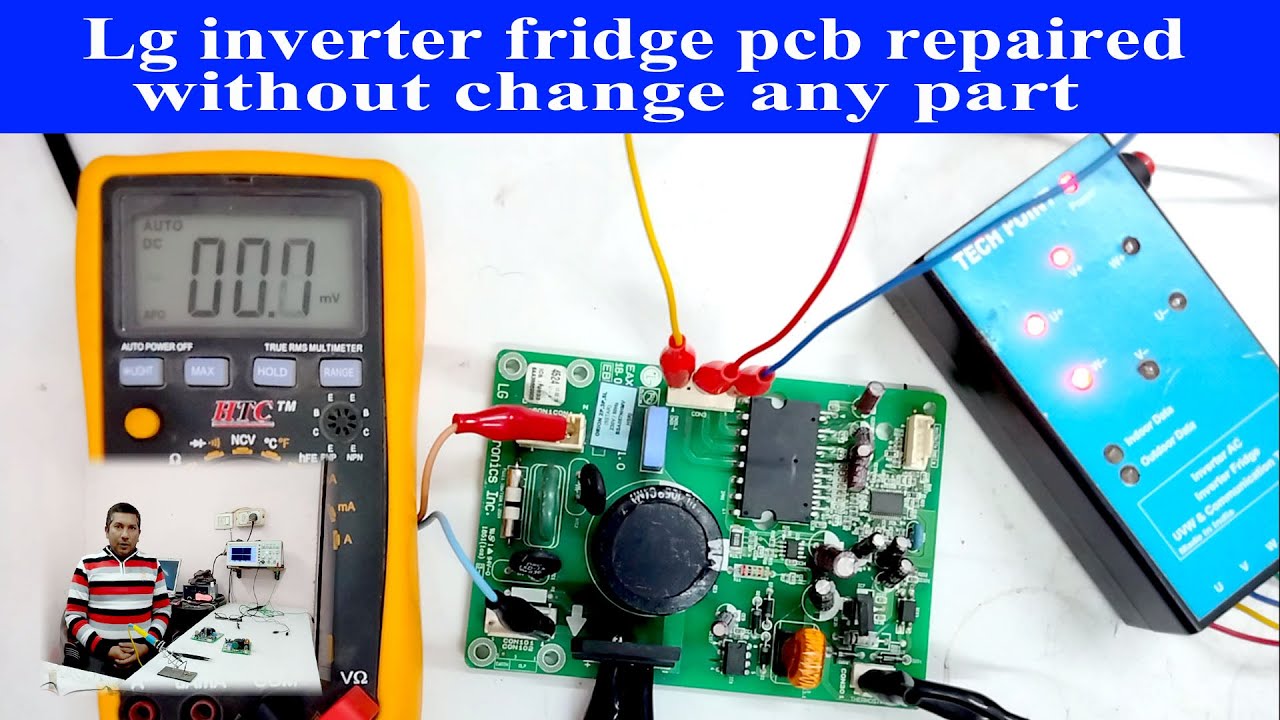 lg inverter fridge pcb repairing
