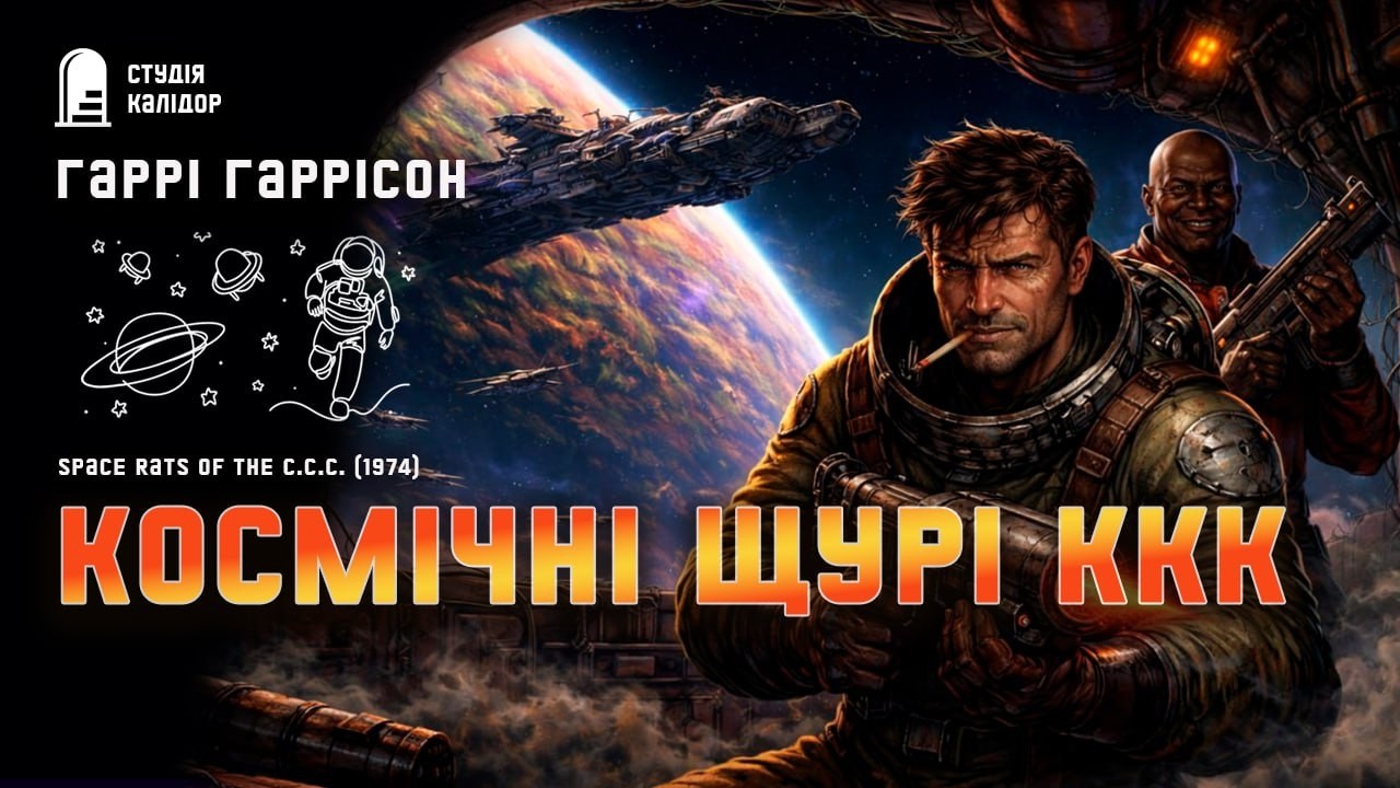 Гаррі Гаррісон КОСМІЧНІ ЩУРІ ККК #фантастика #аудіокнигиукраїнською #гаррісон #змова #армія #насилля
