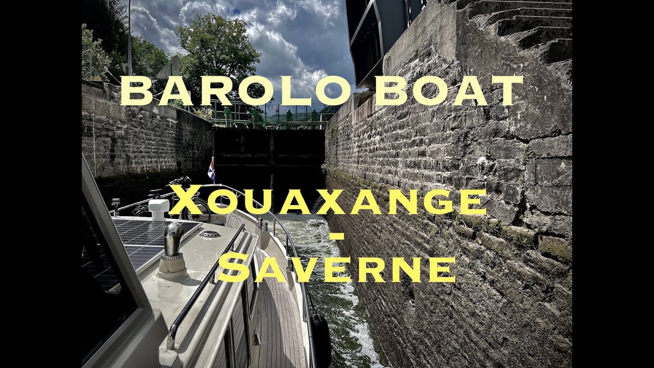 Timelapse 023 in 4K sailing Canal de lan Marne au Rhin from Xouaxange to Saverne in France.