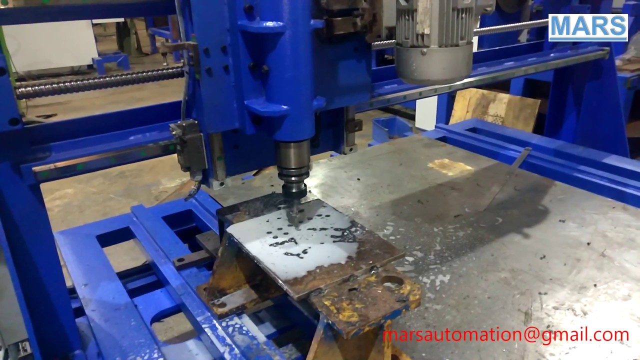3D CNC Drilling Machine (First Trial)