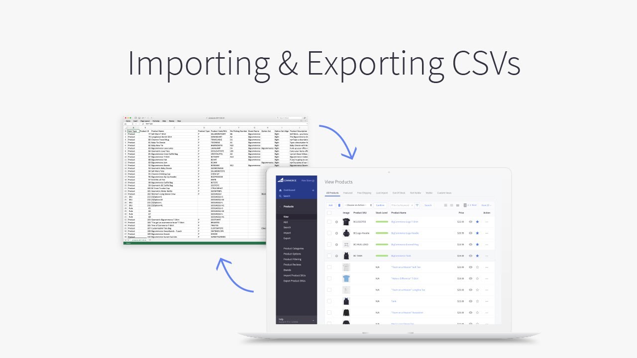 Importing & Exporting CSVs | BigCommerce Tutorials