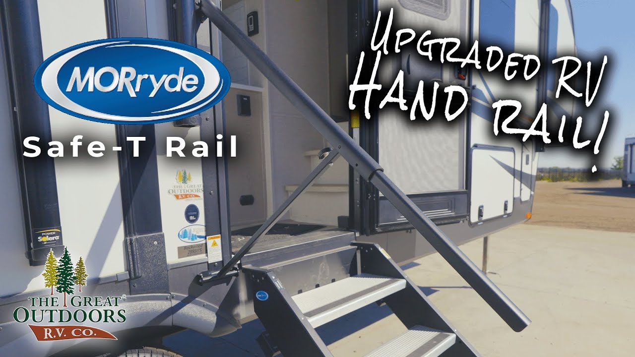 MORryde Safe T-Rail - Aftermarket Upgraded RV Handrail (Review & Demonstration)