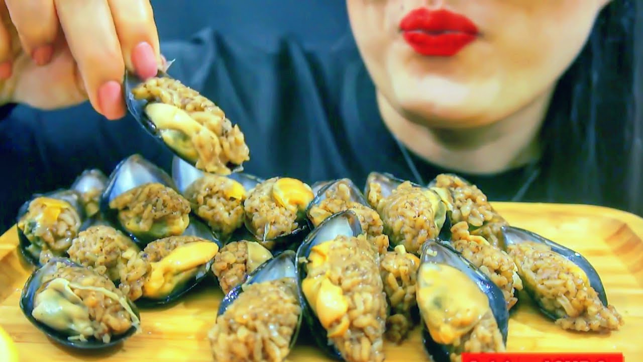 2x ASMR  | TURKISH STREET FOOD/ MIDYE DOLMA BOL LIMONLU