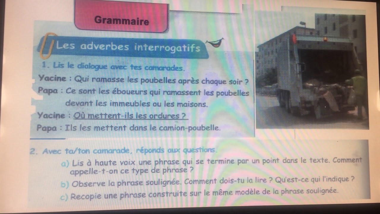 Cours de Français 5AP Projet 4 Séquence 1 Partie1