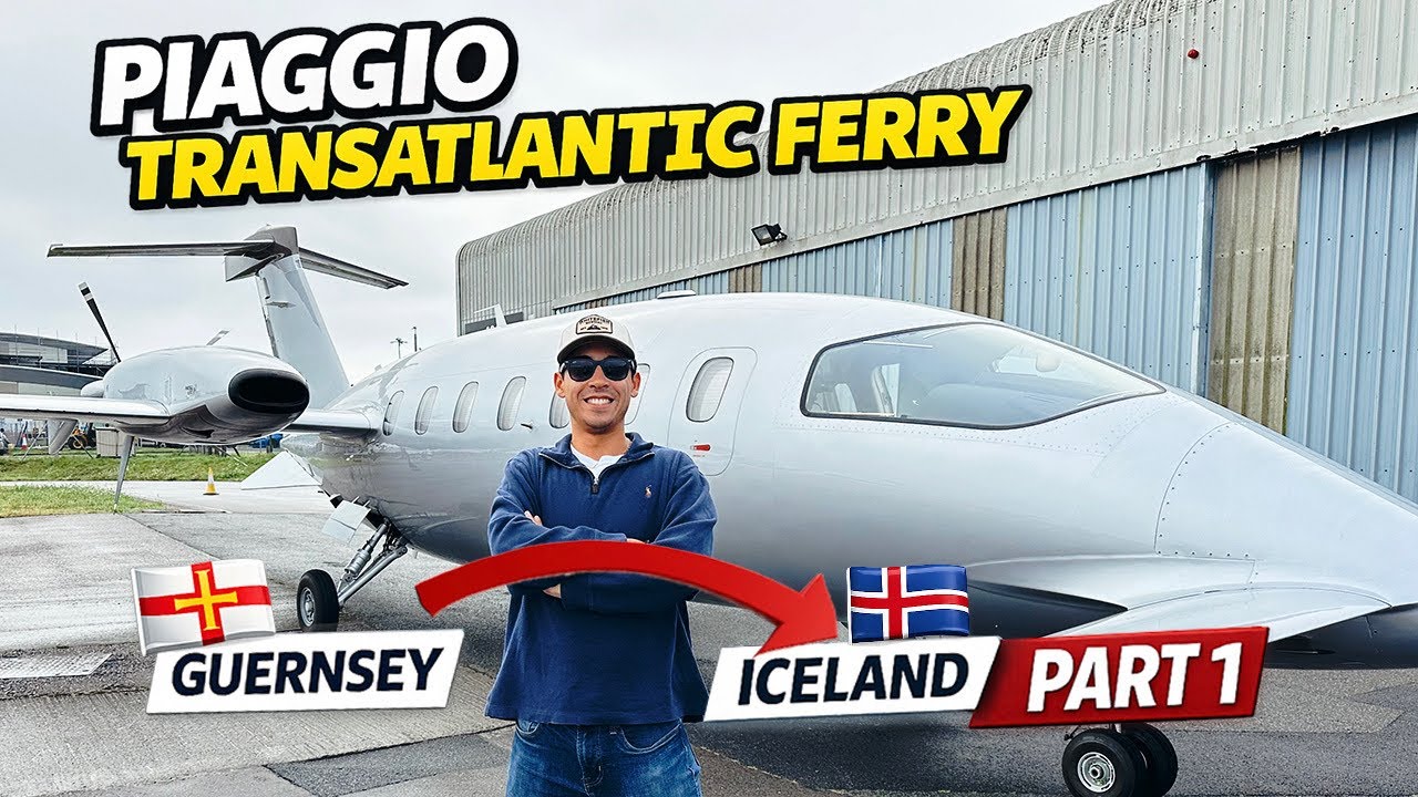 ТРАНСАТЛАНТИЧЕСКИЙ перелёт Piaggio P180! Часть 1