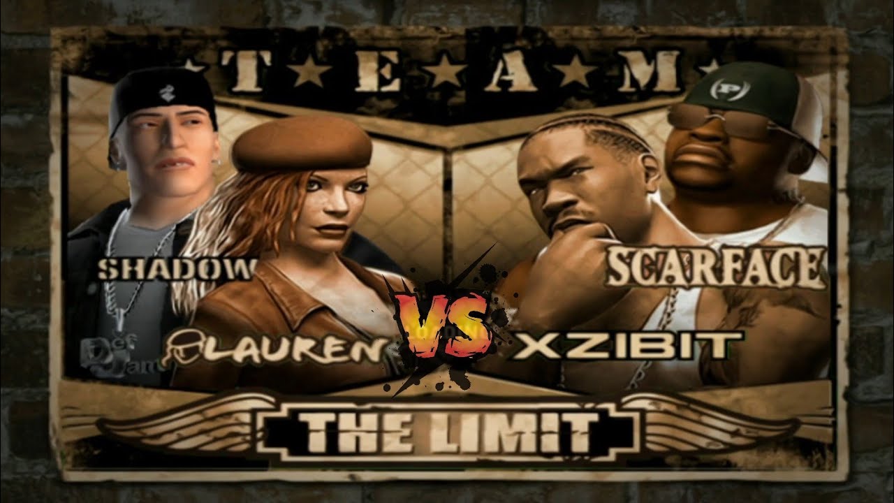Def Jam Fight For NY | SHADOW & LAUREN vs XZIBIT & SCARFACE | 3 Matches | HARD! (PS3 1080p)