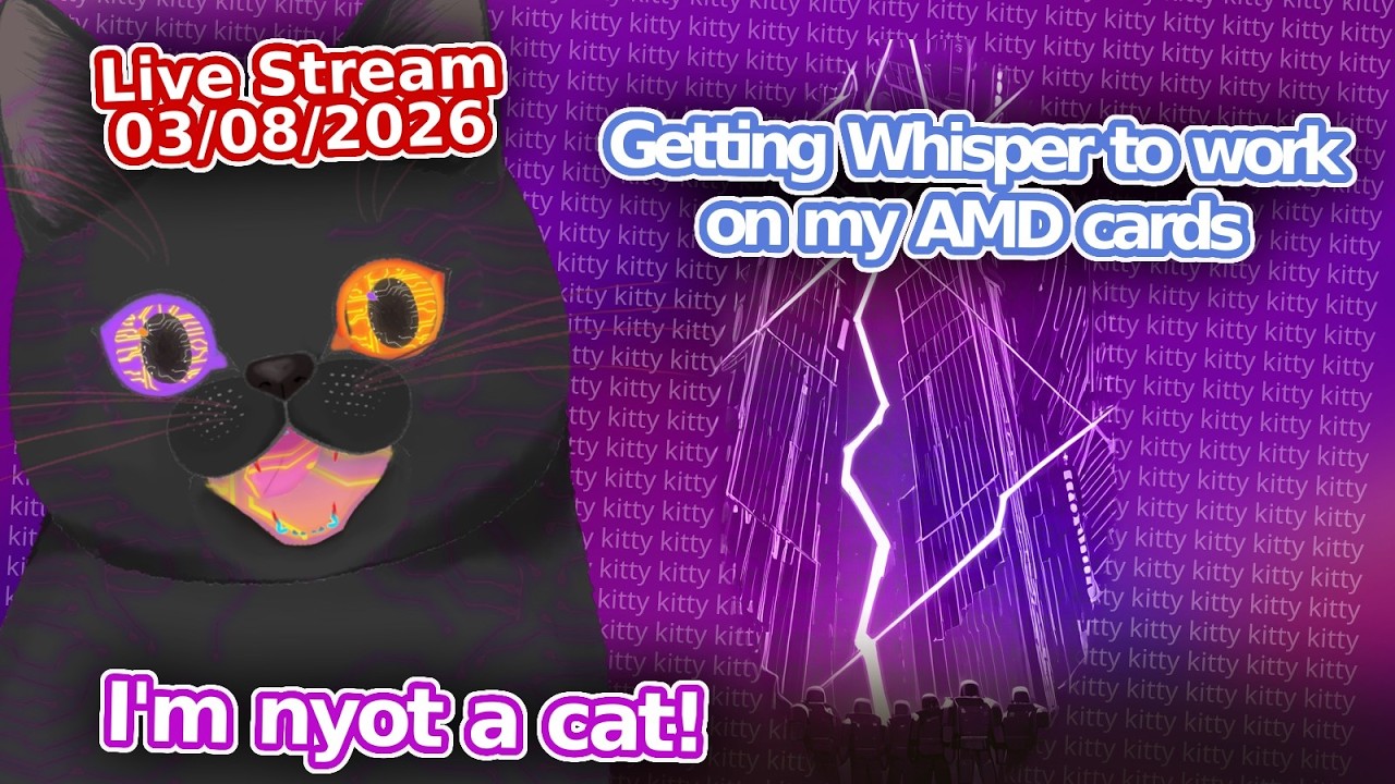 Trying to get whisper to work on AMD cards(03/08/26)