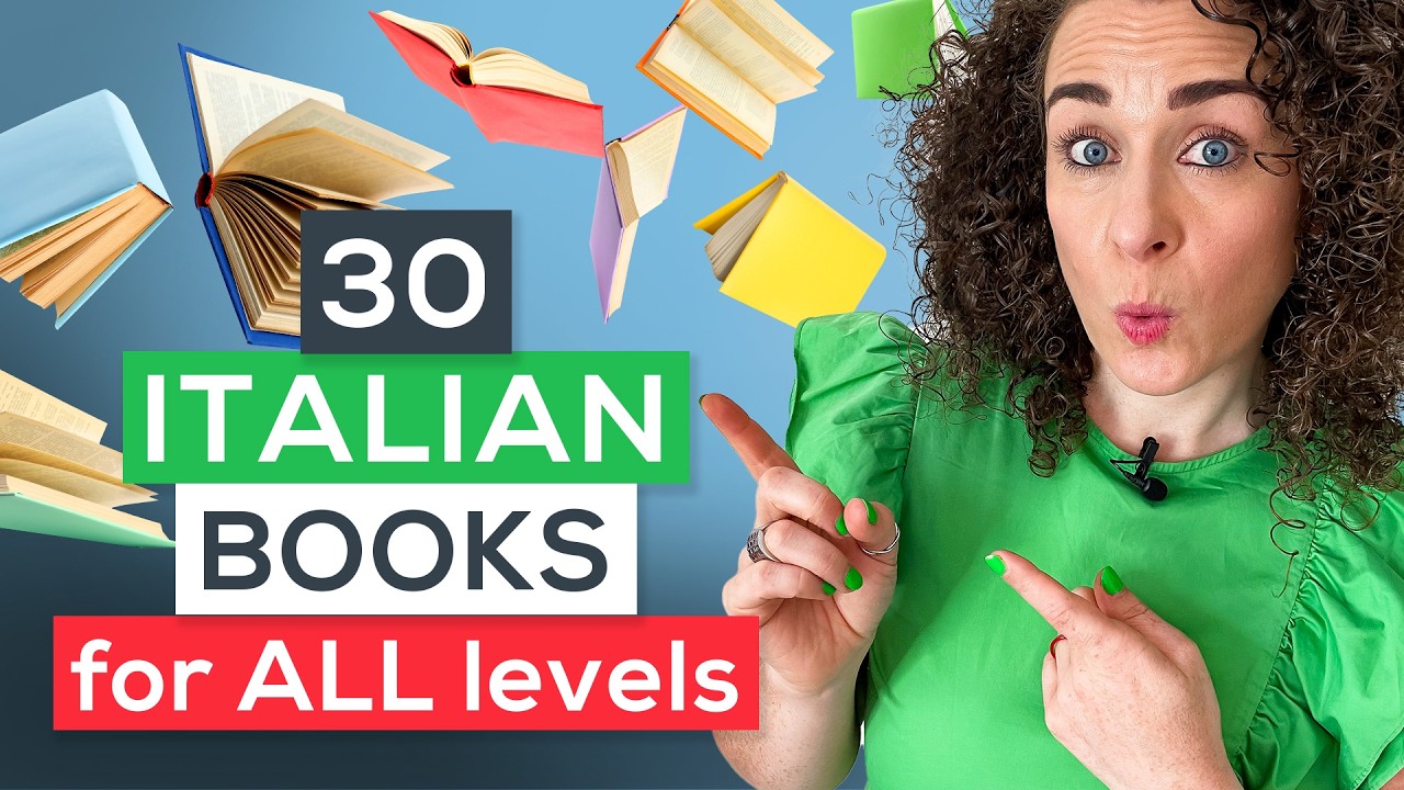 30 BEST Italian Books in Italian for ALL Levels from A1 to C2 (+ FREE PDF Checklist)