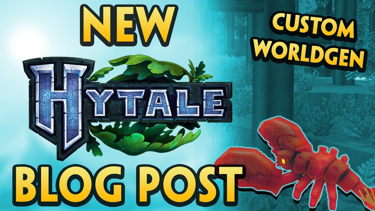 НОВЫЙ пост в блоге Hytale + ИНДИВИДУАЛЬНЫЕ кадры генерации мира | Новости