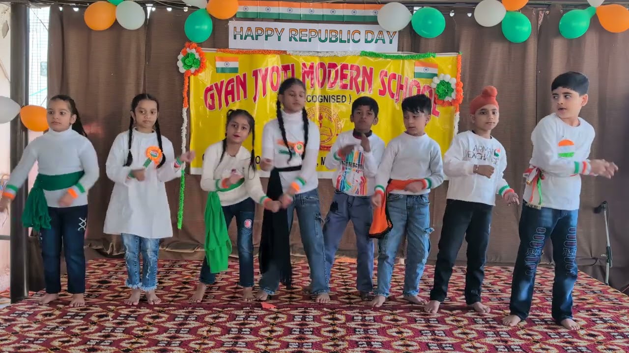 Zero diya Mere Bharat Ne#Republic Day#2025#India#Gyan Jyoti Modern School