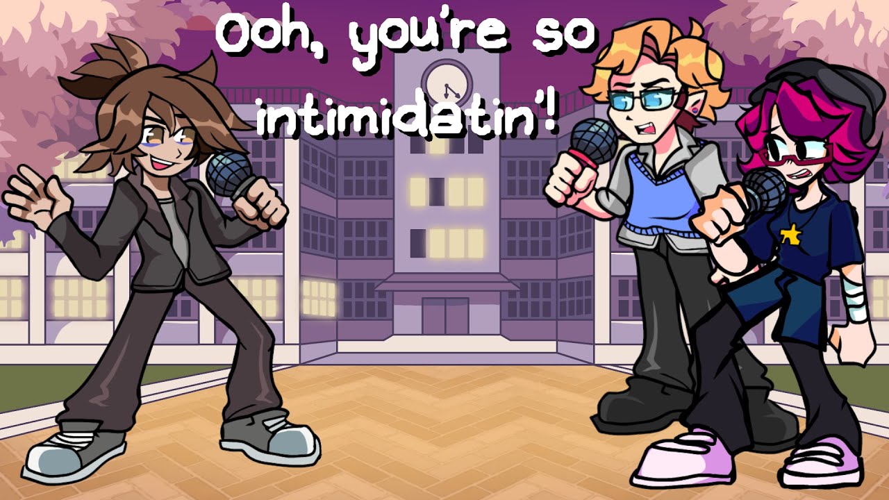 Friday Night Funkin' : Bara no yume GFC (Hard) With Senpai, T.C. & Zakk - What a conflict | UTAU