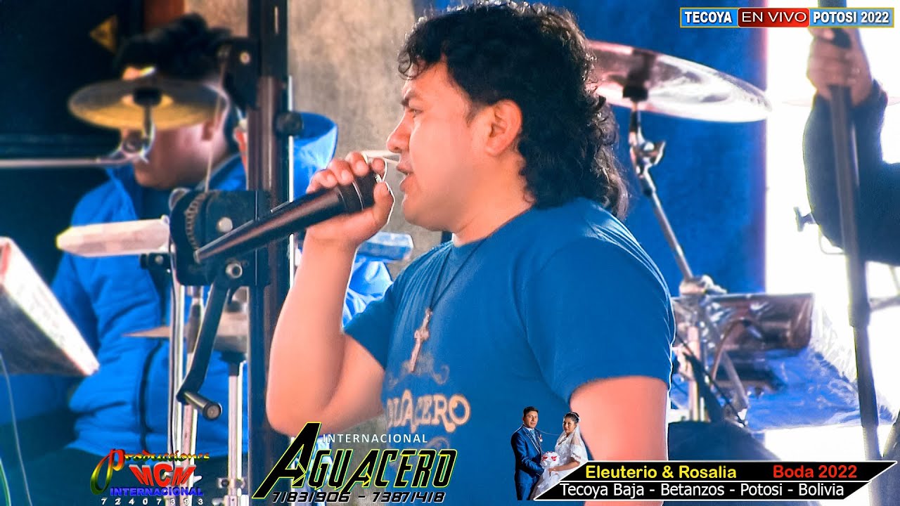Grupo AGUACERO (EN VIVO TECOYA 2022) Boda: Eleuterio y Rosalia [MCM Producciones]