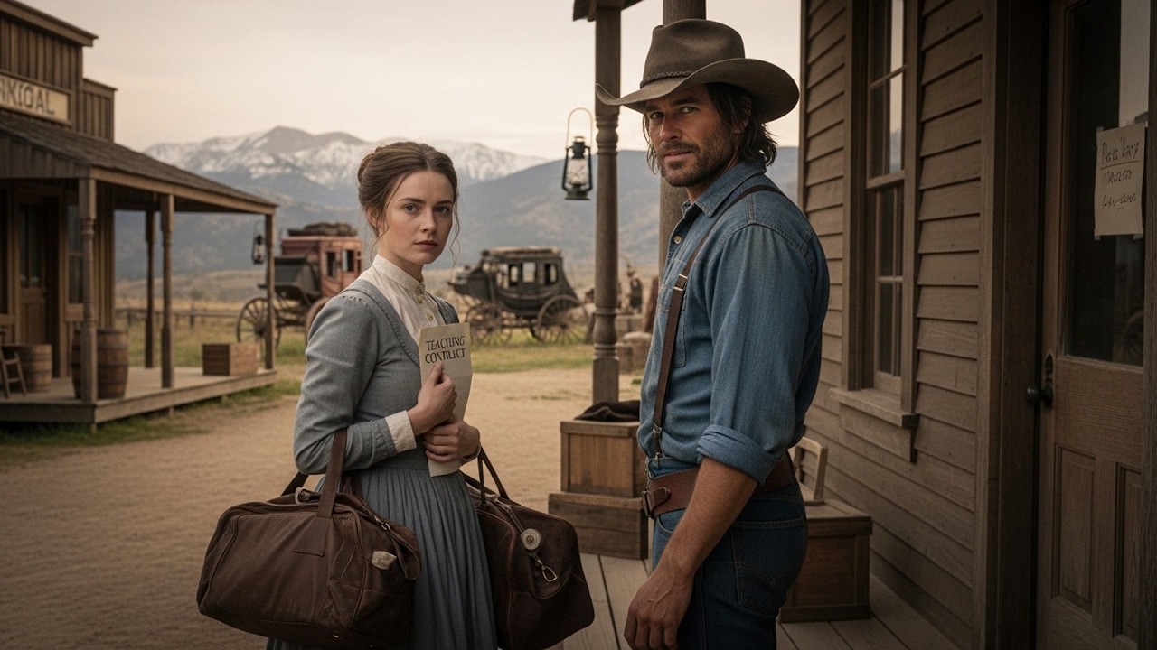 The Schoolteacher Had No Place To Stay, The Cowboy Built Her A Cabin Before Winter Came