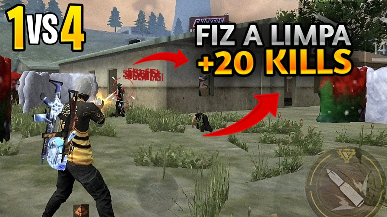 FUI PRO RUSHADÃO SEM FREIO E AMASSEI GERAL  NESSAS PARTIDAS!! RANQUEADA SOLO VS SQUAD FREE FIRE 