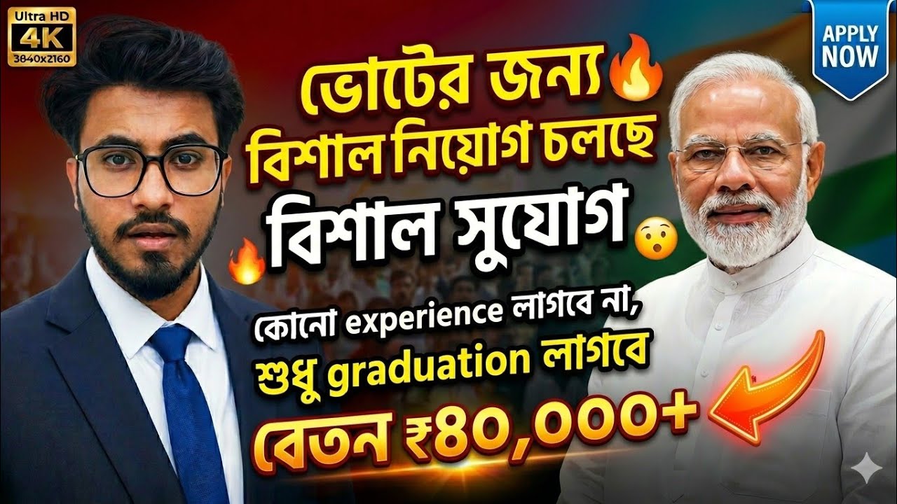 NGO Jobs 2026 | Nation with NaMo Recruitment | Any Graduate Apply