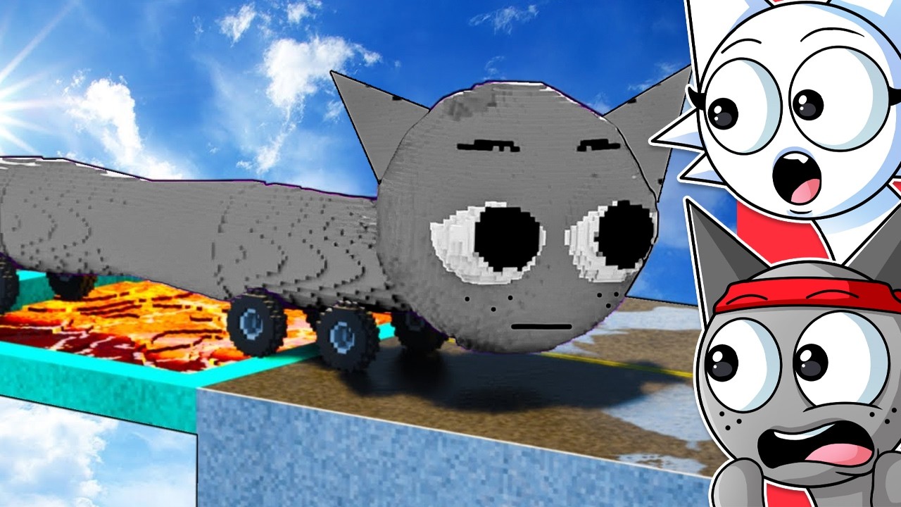Sprunki GRAY LARGO VS LAVA! 🌋 (Animaciones Graciosas)