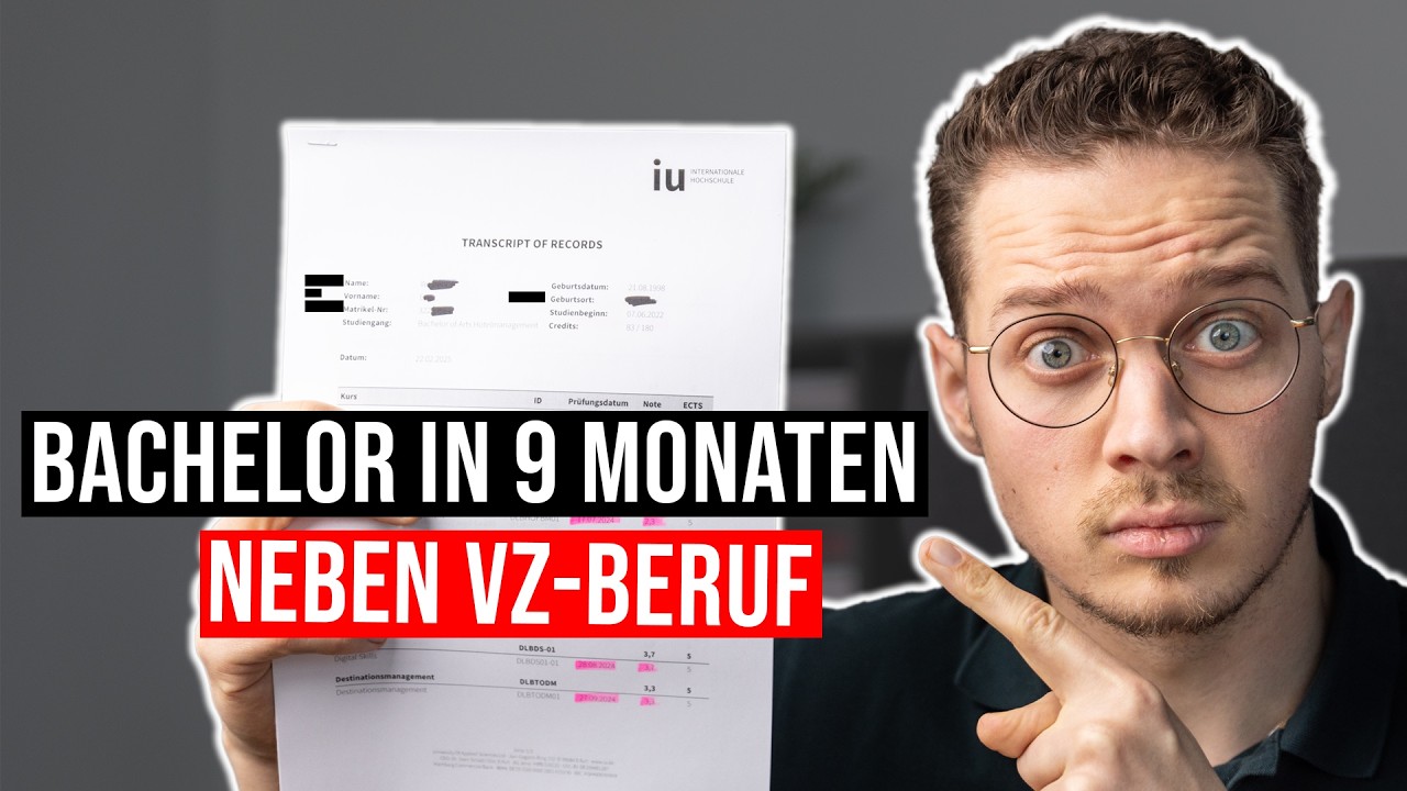 IU Fernstudium: 10 ECTS im Monat neben VZ-Beruf sind möglich!