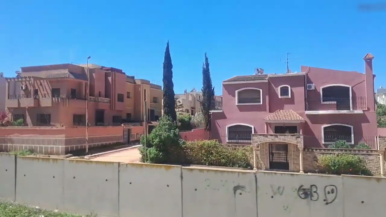 جولة معي من مدينة المحمدية إلى مراكش على متن القطار / الطبيعة الخضراء ماشاء الله 🚋🥰