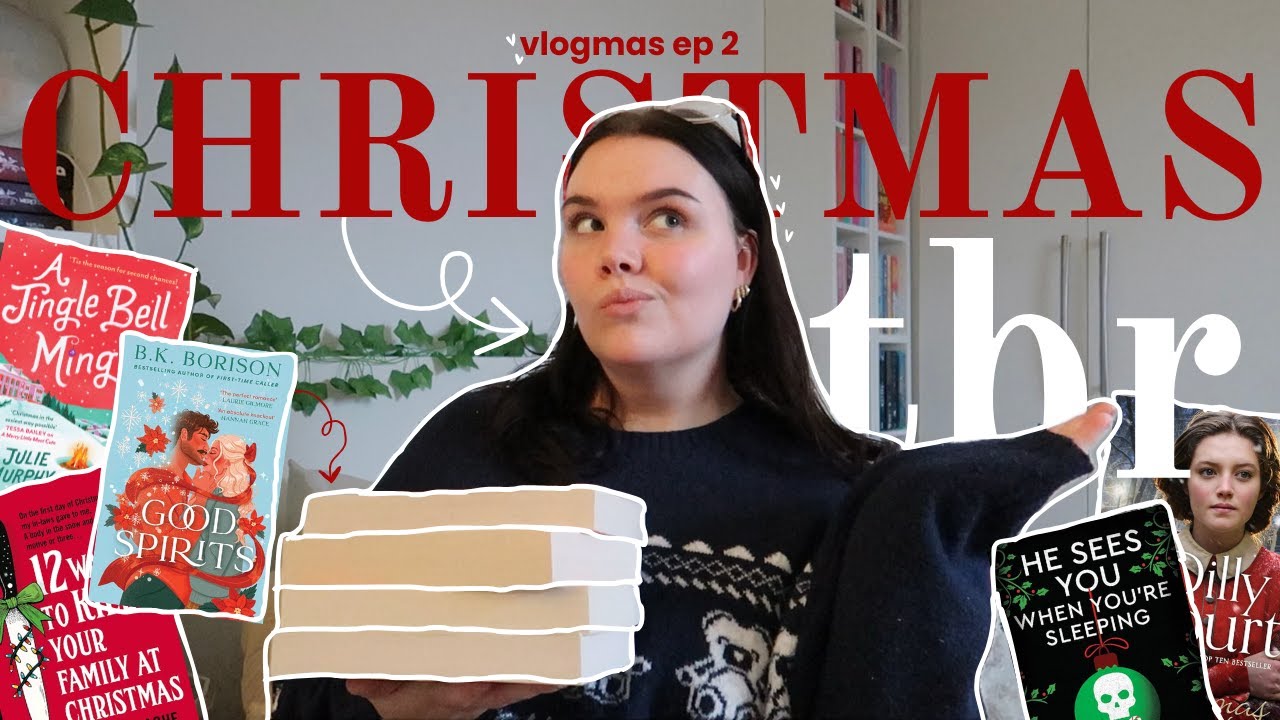 my christmas tbr (fated mates, enemies to lovers, one bed trope, mysteries & more) || vlogmas ep.2