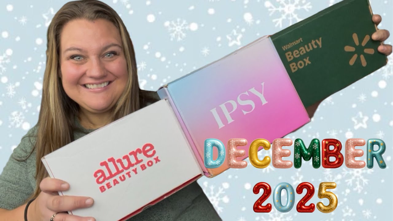 Распаковка бьюти-боксов IPSY, Walmart и Allure (декабрь 2025 г.)